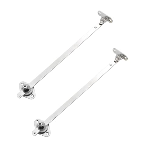 Bisagras abatibles para gabinete, tapa de escotilla para puerta de armario, bisagra de soporte, accesorios de cierre de muebles para armario, paquete de 2 [8 pulgadas]