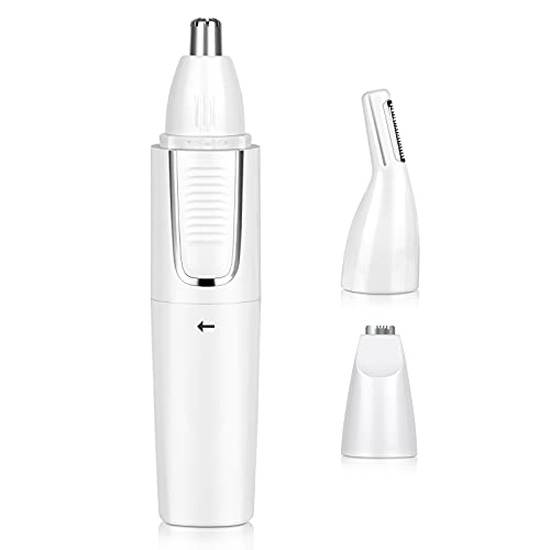 鼻毛カッター USB充電式 防水 鼻毛切り 眉毛シェーバー 耳毛カッター 髭剃り 1台4役 多機能 電動式カッター 水洗い可能 脱毛器 小型 持ち運び便利 低騒音 掃除用ブラシ付き 男女兼用 日本語取扱説明書 1年間保証