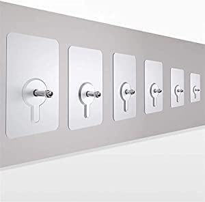 Omdhanu Wall Hooks for Hanging Stainless Steel PVC, ABS Nail Free Seamless Adhesive Non-Trace No Drilling Installation Hanging, Waterproof Screws Wall Hook (Transparent)(5 PCS) Omdhanu Wall Hooks for Hanging Stainless Steel PVC, ABS Nail Free Seamless Adhesive Non-Trace No Drilling Installation Hanging, Waterproof Screws Wall Hook (Transparent)(5 PCS)