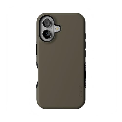 Casely iPhone 16 Case | The Boyfriend Collection | Army Green | Bold Protective Design | Compatible with MagSafe