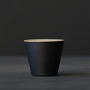 Theekopjes Black Crockery Ceramic Teacup Sets van 6 Cups Chinese Kung Fu Cup 70ml FQYXLX (Color : A)