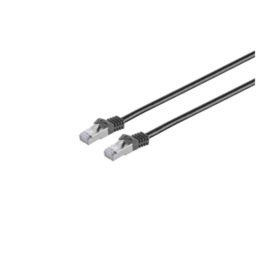 S-Conn Cat. 7 S/FTP 10 m networking cable Black Cat7 S/FTP (S-STP)