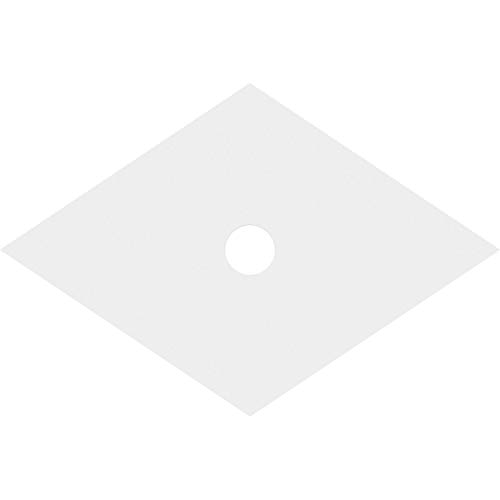 Image of Ekena Millwork CMP40X26DD-04000 Diamond Architectural Grade PVC Contemporary Urethane Ceiling Medallions 40 inchW x 26 5 /8 inchH x 4 inchID x 14 inchC x 1 inchP