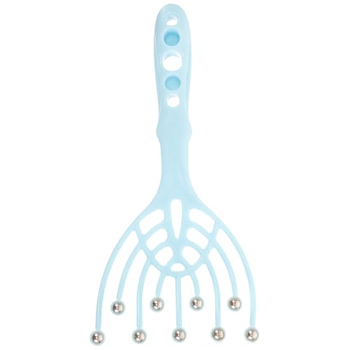 NOLITOY Masajeador De Cabeza Multifuncional Garras 9 Uñas Azul Opp Herramienta De Masaje Del Cuero Cabelludo Portátil Masaje Capilar Relajante Para Uso Diario y Estimulación Capilar