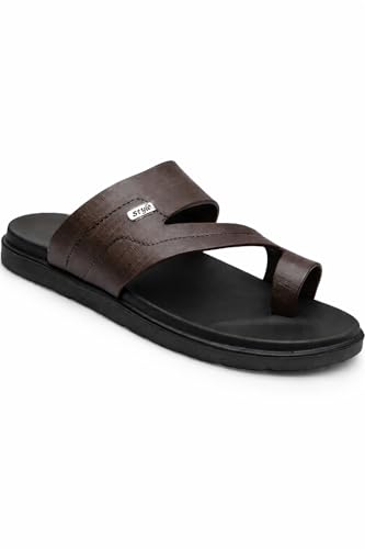 Image of ATHREE Slippers for Man Soft Lightweight | Chappal for Men Daily use Casual Slipper | Stylish Sleeper for Mens EVA Flip Flops Home use Gents Footwear for Man Pack of 1
