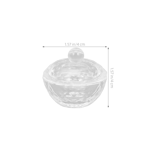 NOLITOY 2Pcs Nail Art Cups con Tapa para Manicura miniatura 7