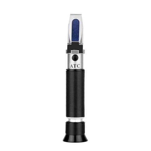 Home Use Alcohol Refractometer 0~80% V Hydrometer Concentration Spirits Tester Refractometer for Liquor Brewing