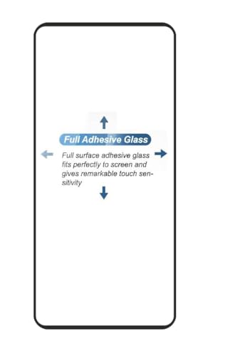 Image of Tempered Glass Screen Protector Compatible for Samsung Galaxy S23FE, A54 5G with Edge-to-Edge Protector and Easy Installation Kit, Pack of 1, Black