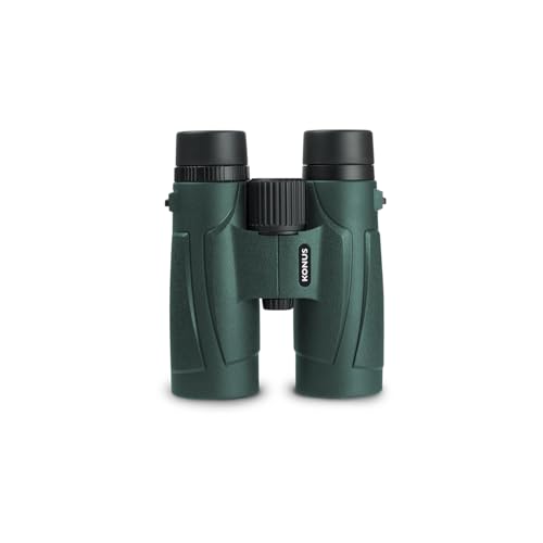 REGENT-HD: Sistema ottico ad Alta Definizione per luminosità e definizione superiori. Il binocolo ha una capacità di zoom di 10x42.