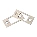 Stainless Steel Deadbolt Strike Plate Door Reinforcement Backplate for Enhanced Security,2-Pack with M4-20 Screws for Easy Installation on Home and Office Doors