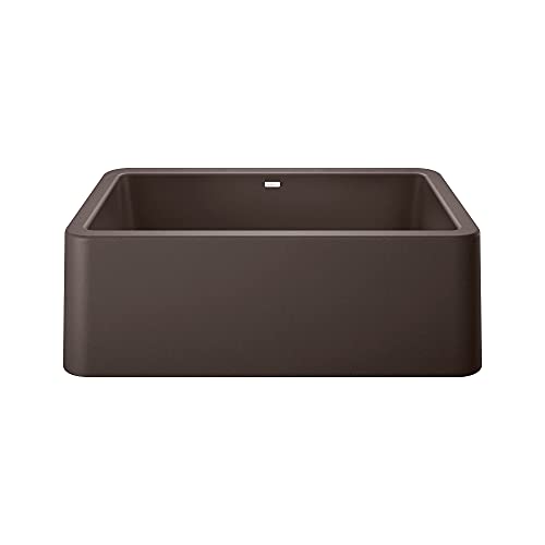 BLANCO, Café Brown 401733 IKON SILGRANIT Apron-Front Farmhouse Kitchen Sink,