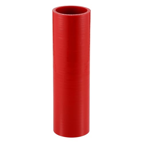 X AUTOHAUX 1 Pcs 48mm 1.89" ID 200mm 7.87" Length 0 Degree Red Car Silicone Hose Coolant Hose Universal for Car