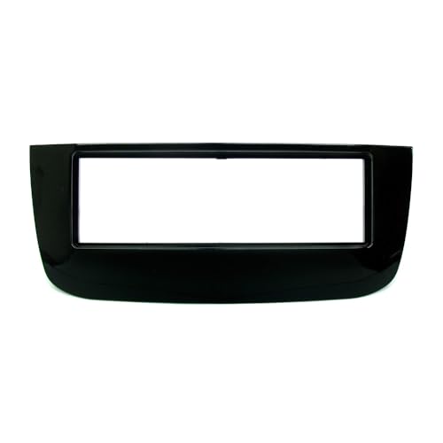 Mascherina Stereo Adattatore Autoradio colore nero lucido 1 DIN Specifica ( NON ORIGINALE) COMPATIBILE con Punto Evo prodotte dal 2009 in poi