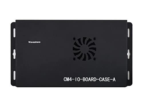 Waveshare Metal Box (A) Designed For Official Raspberry Pi Compute Module 4 Io Board Comes With Cooling Fan Mini Computer Chassis Robust And Dust-Proof Nice Looking #TOP10