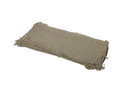 SAND BAGS ROT PROOF HESSIAN 13" x 30" (10, One Size)