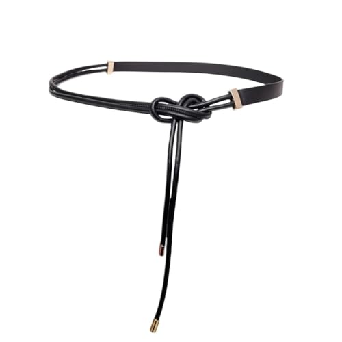 Belt Women's Leather Versatile Knotted Decoration Small Belt Dress Shirt Waist Cinching