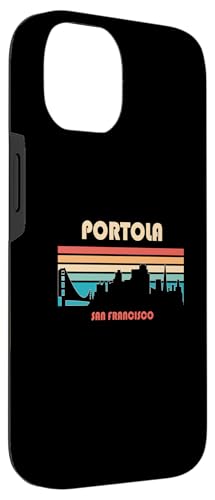 Portola San Francisco Californie Rétro Vintage Coque pour iPhone 14 – vue 3
