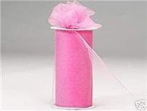 Tulle Roll 6" By 300 Ft-pink