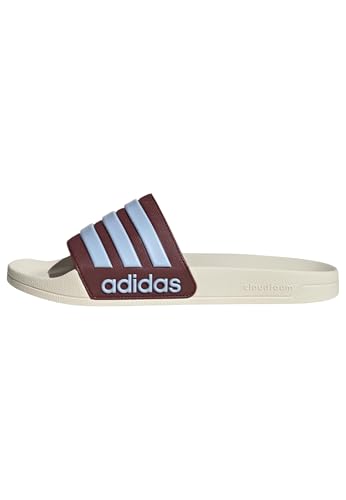 Image of adidas Mens Adilette Shower Arsenal Slides Casual Sandals Casual - Red