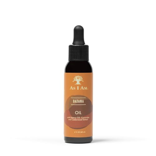 As I Am Batana Oil 2 fl oz - with Ceramides and Cedarwood Extract - Helps support healthy hair growth & strengthens damaged hair