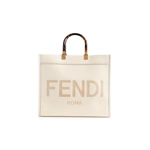 Fendi Women’s Pre-Loved Sunshine Tote Bag, White, One Size