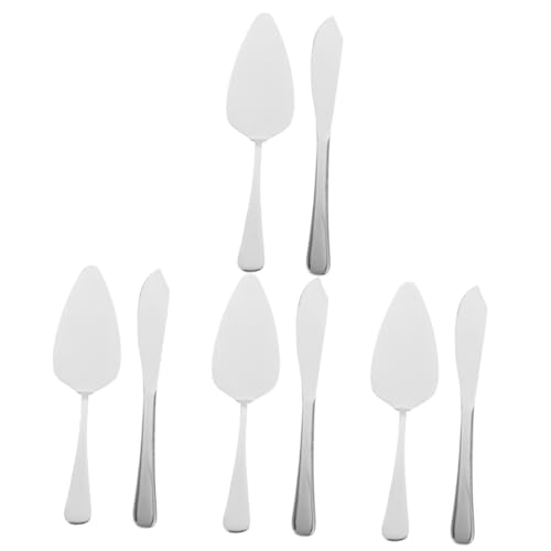 SOLUSTRE 1 Set Classic Stainless Steel Cake Server Set Serving Utensils for Weddings Birthdays Anniversaries Elegant Design Lightweight Easy to Use for Formal Events