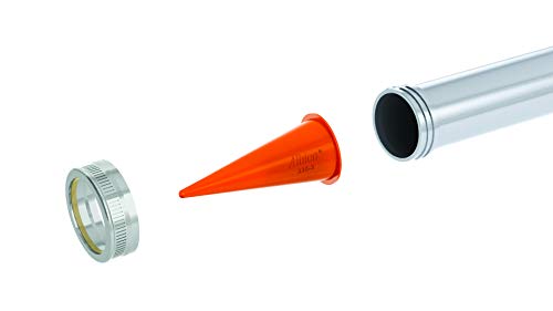Albion Engineering Company 421-G01 2" Threaded Steel Front Ring Cap for Plastic Cone Nozzles Used on Albion Professional Line Guns, Silver - Thumbnail 4