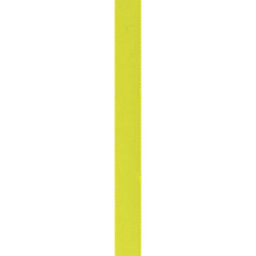 Image of Berwick Offray 877522 5 /8 inch Wide Single Face Satin Ribbon, Brilliant Yellow, 6 Yds
