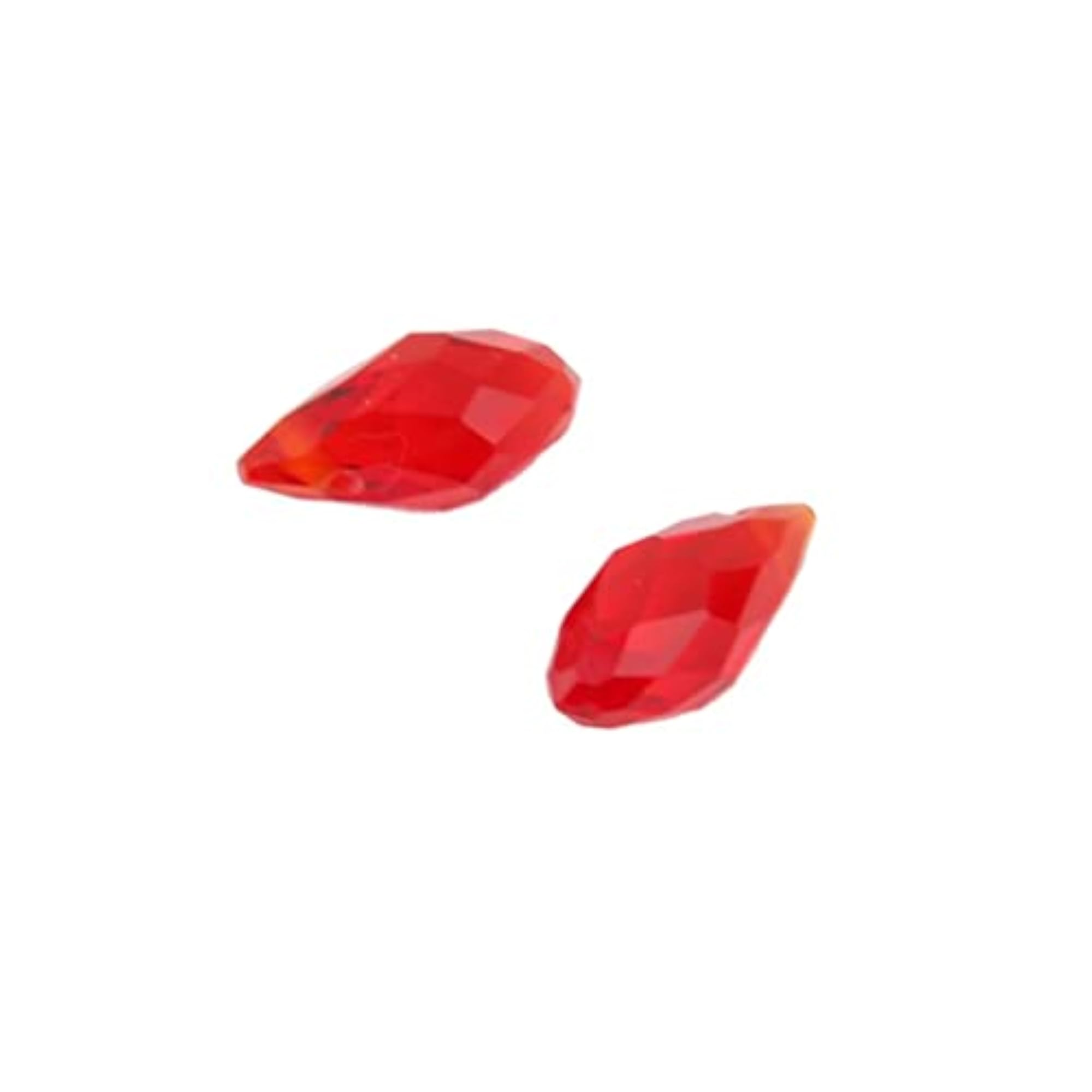 10pcs Teardrop Glass Beads Faceted Crystal Beads for Crafting