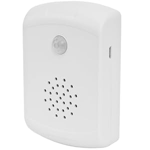 Talking Products, Spraakopnamebare PIR-infraroodbewegingssensordetector. Neem uw eigen aangepaste MP3-bestanden op of download deze om spraak, muziek of geluidseffecten af te spelen.