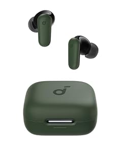 Soundcore P30i di Anker, auricolari senza fili con cancellazione del rumore forte e intelligente, bassi potenti, 45 ore di riproduzione, custodia e supporto per smartphone 2 in 1