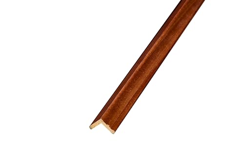 Hobby Legno - Paraspigolo Massello In Legno Tinto Mogano Mm. 36X36X3000 (Prezzo Per Ml. 12)