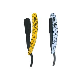 Navalhete Profissional Barbear Navalha Barbeiro/Cabelereiro Aço Inox Original (Preto)