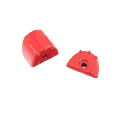 RC Car Accessories for HSP for HPI for Traxxas for Axial for Tamiya 1/8 1/10 Anti-Wear Metal Zinc Cap Shock Absorber Protective Cover RC Car Truck for Buggy(Red)