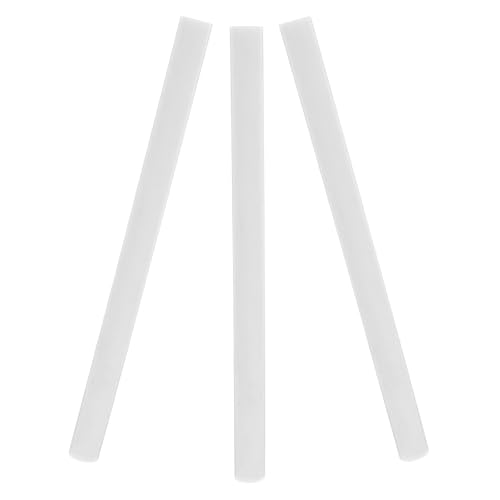 NUOBESTY Barres Rondes Mécaniques 3 Pièces Polyéthylène 20 MM X 300 MM pour Bricolage et Utilisation en Soudage