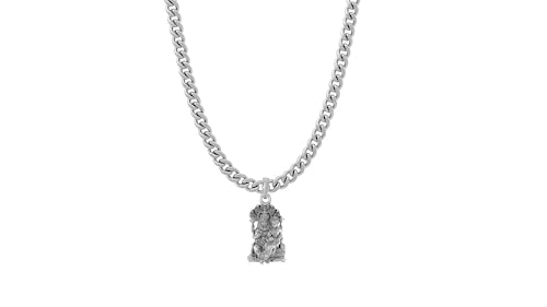 Pendentif en argent pur Lord Narsimha et Laxmi de qualité