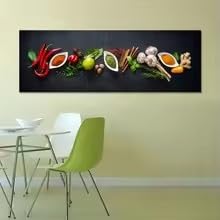 Tableaux sur toile d'ingrédients de cuisine pour créer une ambiance bistrot