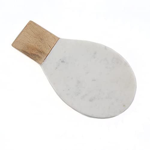 Thirstystone White Marble And Acacia Wood Spoon Rest #TOP4