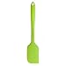 Produktbild Kochblume Design-Teigschaber L | Premium-Silikon & BPA frei| Hitzebeständig | Spülmaschinenfest | 30cm | Farbe: limette
