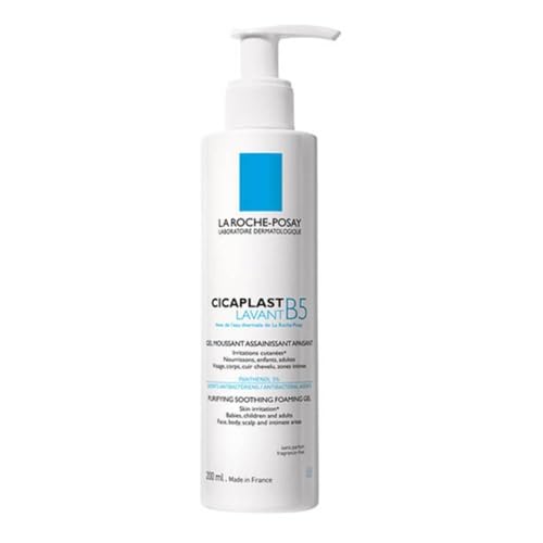 La Roche-Posay Deer Plastic Gel Cleanser, B5, Facial Cleanser, CICA Deer, Face Wash, Gel Cleanser, High Concentration, Panthenol, Sensitive Skin, Babies, Full Body, Hypoallergenic