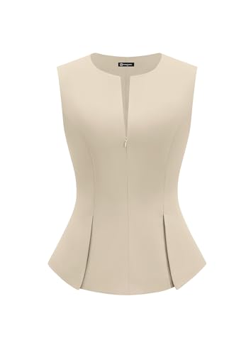 PRETTYGARDEN Women's 2026 Summer Vest Tops Business Casual Going Out