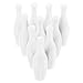 Kisangel 20pcs Mini Tabletop Bowling Pin Replacement Indoor Bowling Game Accessory for Interactive Fun Elegant Design for Boys and Girls and Adults