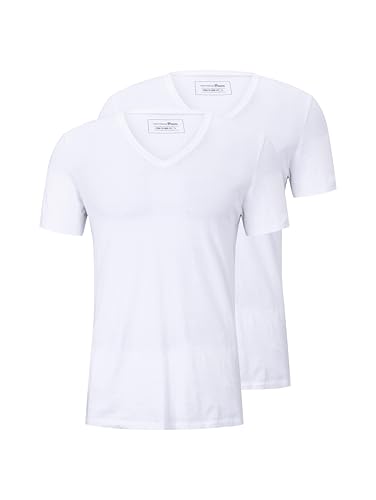 TOM TAILOR Denim Herren Basic T-Shirt im Doppelpack