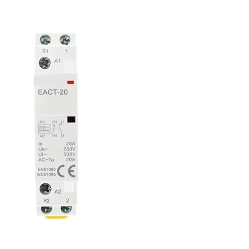 Contrôleur de commutateur de contacteur modulaire 110V AC 16A 2P pour rail Din 2NC