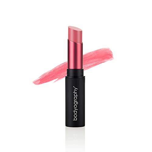 Bodyography Fabric Texture Lipstick - Long Lasting And Smudge-Proof Lip Liner - Creamy And Smooth Lip Makeup With Coconut Oil #TOP12