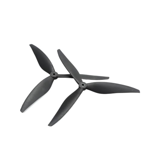 Hélice de nailon de carbono 7040 de 3 palas CW CCW para dron FPV 4