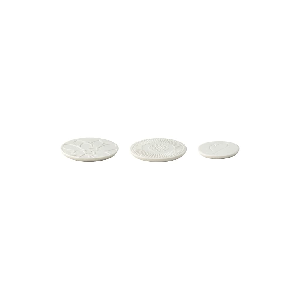 Villeroy & Boch - its My Home Magnet Set, 3 pcs, Set of Ornaments to Decorate Your Fridge, Premium Porcelain, Green, White, Hand wash - Image 2
