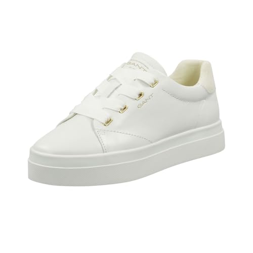 GANT FOOTWEAR Damen AVONA Sneaker, White, 39 EU