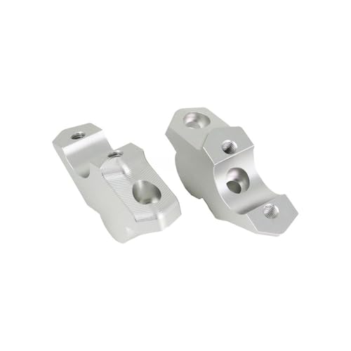 Rehausseur de guidon en aluminium argenté de qualité supérieure pour F850GS et F900R