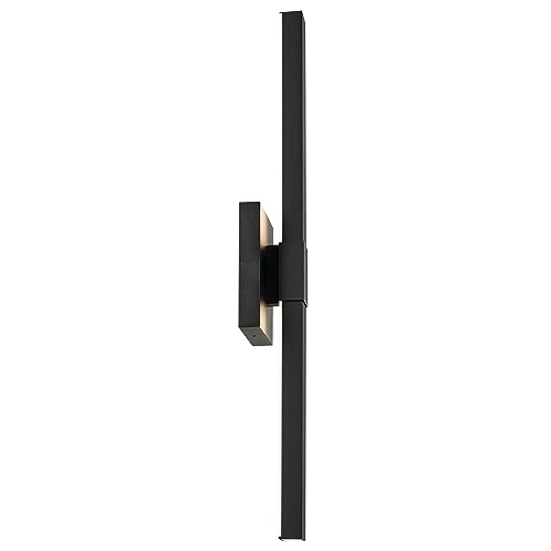 Kichler Nocar LED Textured Black Modern Garage or Patio Outdoor Wall Light for Outdoor Walls, Exterior Doors, Garage, Porch or Patio Walls, 30" by Kichler - Image 2